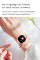 2025 nueva pantalla amoled de 1,27 pulgadas llamada Bluetooth NFC asistente de voz GPS seguimiento de movimiento frecuencia cardíaca monitoreo del sueño para relojes de salud inteligentes Android e ios, regalo exclusivo para mujeres - details 15