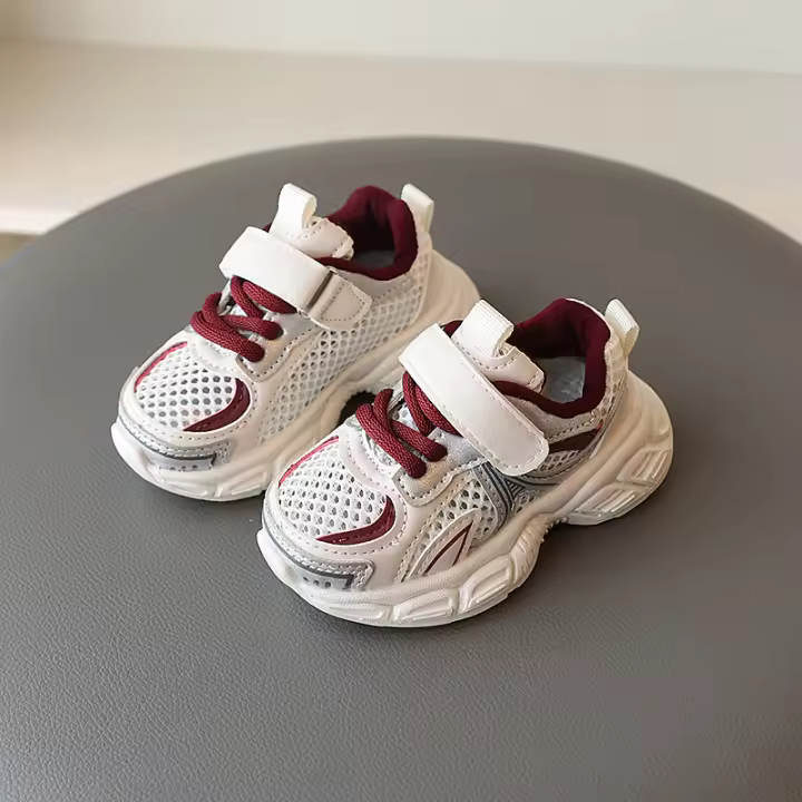 Zapatillas deportivas ligeras para niños y niñas, malla suave, suela antideslizante, transpirable - 1