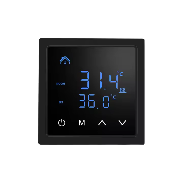 SSITO Controlador de temperatura de calefacción de suelo 85-265V MH1828A 16A Eléctrico LED Pantalla Termostato - 1