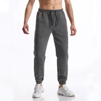 Grille Design tissu hommes pantalons de Sport décontractés pantalons de Sport de gimnasia para hombres survêfun pantalons de survênement entrenamiento Jogging pantalons longs - details 5