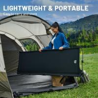 Cama Plegable Compacta Acampada Cama de Camping Jardin Portátil Ultraligera Fuerte Resistente, Capacidad de 120kg - details 17