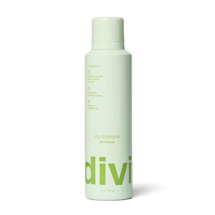 Divi Dry Shampoo Spray para mujer, formulado para absorber el aceite, equilibrar el cuero cabelludo y prolongar el tiempo entre lavados, sin benzeno. - 1