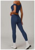 Conjunto de Yoga de Cintura Alta Ouwu Traje Deportivo de 3 Piezas Monos Deportivos para Mujeres - details 35