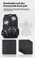 Mochila multifuncional para ordenador, bolsa de viaje de gran capacidad, impermeable, Simple, con carga USB, 2024 - details 11
