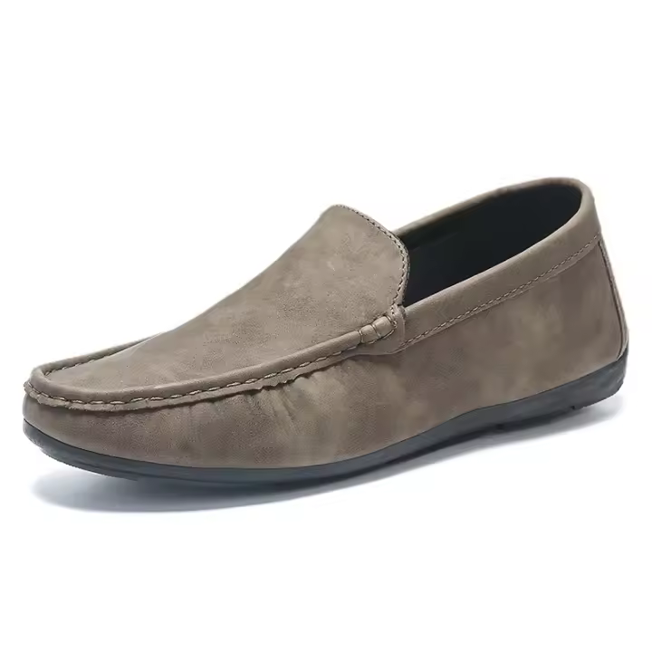 Zapatos de hombre, zapatos de soja 2025 verano nuevo bajo transpirable, tendencia de moda, un golpe de pie, zapatos casuales de hombre, zapatos perezosos. - 1