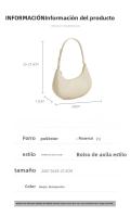 Bolso de media luna para las axilas Bolso de hombro premium para mujer Bolso de temperamento - details 1