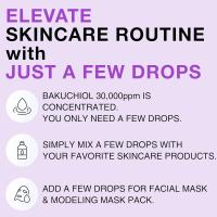 Suero mixto DIY concentrado de Bakuchiol coreano 30,000 ppm - Alternativa de retinol de alta potencia |   Reducción de arrugas Reafirmante y suavizante de la piel - Antienvejecimiento Piel sensible Vegano y sin crueldad Sin OGM 1 oz - details 1