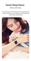 2024 Relojes de lujo de alta gama para mujer Reloj inteligente con llamada Bluetooth Reloj inteligente resistente al agua Monitor de salud de oxígeno y presión arterial Pulsera para mujer para Android iOS, regalos exquisitos para mujer - details 14
