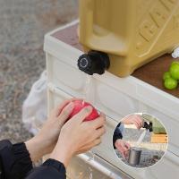 Contenedor de almacenamiento de agua portátil, doble agarre, 12L, cubo para beber al aire libre, tanque de agua para acampar de gran capacidad a prueba de fugas - details 6