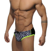 Jessborn pantalones de natación para hombre, bañador sexy con estampado de leopardo, Copa tridimensional, ropa de playa de primavera caliente - details 6