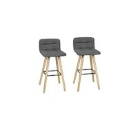 Mesa Barra Bar Mesa Alta de Comedor con 1 Cajón y 3 Estantes Blanco Altura 90cm ES - details 16