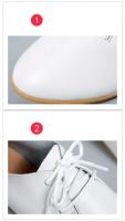 Mocasines de verano de cuero genuino, mocasines informales, calzado de mujer con punta suave y puntiaguda, zapatos planos para mujer - details 3