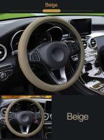 Cubierta de Volante de Tela Tejida Universal Adecuada para 37-38 cm Alfombra Antideslizante para Volante - details 4