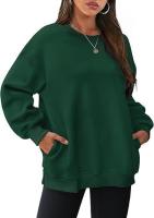 Sudadera holgada de manga larga con cuello redondo para mujer - details 22