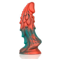 Silicona líquida de colores mezclados, gran simulación con forma irregular, tapón anal vestibular, pene falso para productos de mujer - details 20