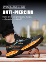 ZAPATOS DE TRABAJO ANTIPERFORACIONES para hombre y mujer, botas de seguridad con punta de acero, a la moda - details 8