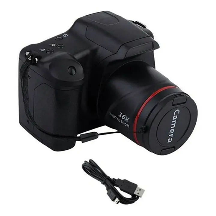 Cámara Digital Vlog para fotografía, Zoom Digital 16X, 1080P, HD, SLR, cámara fotográfica antivibración para transmisión en vivo - 1