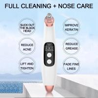 Extractor de Puntos Negros, Extractor Eléctrico de Puntos Negros al Vacío, Herramienta de Limpieza, Instrumento de Belleza con 6 Sondas para la Eliminación de Puntos Negros, Limpiador Facial de Succión al Vacío - details 1