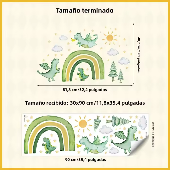Pegatinas de pared para habitación infantil, animales de la selva africana, dibujos animados, decoración para dormitorio y sala de estar, PVC - 1