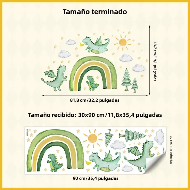Pegatinas de pared para habitación infantil, animales de la selva africana, dibujos animados, decoración para dormitorio y sala de estar, PVC - 1