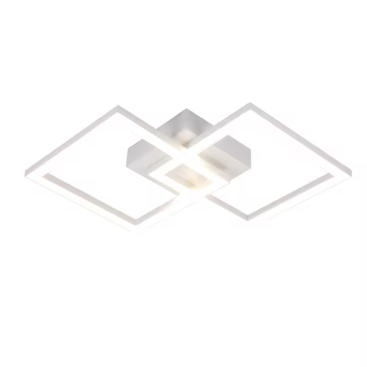 CBJKTX Lámpara de Techo LED Lámpara de Techo Moderna 24W 4000K Diseño Lámpara Fluorescente Blanco Neutral Dormitorio Pasillo Lámpara de Techo - 1
