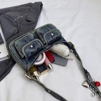 Bolso de mano de moda, bolso vaquero Retro, bolso cruzado para axila, bolso de hombro para chica picante, bolso para axila, bolso de tela Y2K, ropa de calle - details 2