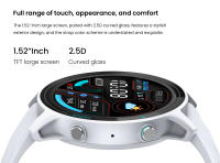 Reloj inteligente VS07, dispositivo con detección de presión arterial y oxígeno, modo de ejercicio, recordatorio sedentario, búsqueda, móvil, novedad de 2024 - details 2