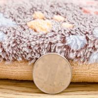 Colchoneta de dormir para mascotas, cama de perro y gato, manta gruesa de piel suave, almohadilla de terciopelo lavable para el hogar, manta cálida con patrón de estrellas y huellas - details 3