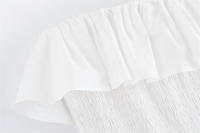 Conjunto de Moda para Mujer OUWU Top Elástico sin Cordones + Falda Larga Suave con Cintura Elástica - details 4