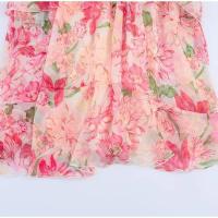 Vestido Corto de Verano con Halter Elegante Mii Chiffo con Estampa Floral para Mujeres - details 8
