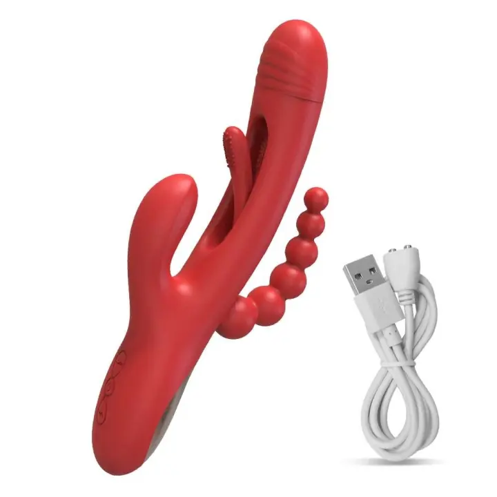 Vibrador 3 en 1 para mujer, estimulador de clítoris, Juguetes sexuales, vibradores de succión de conejo femenino, productos para adultos - 1