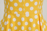 Hepburn, corte elegante, temperamento, puntos ondulados, falda de cola grande, estilo retro - details 13