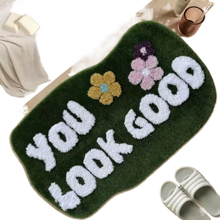 Alfombra de suelo de Cachemira de imitación absorbente de felpa, alfombra de suelo estilo INS súper suave, alfombras gruesas antideslizantes para decoración del hogar - 1
