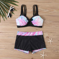 Nuevo traje de baño de dos piezas, bikini estampado de talla grande, traje de baño para mujer - details 25