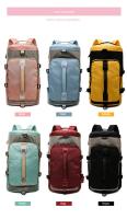 Bolsa De Viaje Impermeable para Deportes Y Fitness, Mochila De Gran Capacidad, Color De La Colisión De Empalme - details 15