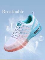 Zapatos transpirables para correr de marca para mujer, zapatos deportivos con cojín de aire para exteriores, zapatillas ligeras, calzado atlético cómodo - details 3