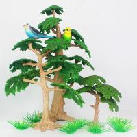 Plantas ecológicas de plástico, ciprés de simulación, Mini árbol de coco, pino vívido, paisaje, modelo de árbol para el hogar - details 0