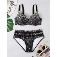Conjunto de bikini push-up, traje de baño sexy, ropa de playa para mujer, traje de baño con estampado de estrellas - details 1