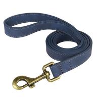 correa ustables cuero PU perro, Collar duradero cuerda de plomo mascotas, suave para perros pequeños, medianos y randes, - details 32