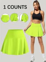 Falda Deportiva Casual para Mujer con Pantalones Falsos de Tenis - Conjunto de 2 Piezas - details 0