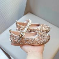 Zapatos de cuero con diamantes de imitación brillantes para niñas, zapatos de cristal para niñas, zapatos planos de vestir para niñas, fiesta de boda, perlas, abalorios ostentosos - details 7