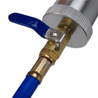Inyector de tinte para aire acondicionado de coche, inyección de aceite R12, R134A, R22, tubo de relleno de refrigerante líquido puro de 2 onzas, azul - details 6