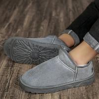 Botas de nieve para hombre, zapatos de algodón para exteriores, zapatilla de algodón con aislamiento de felpa, zapatos de ocio para parejas, botas de felpa para mujer, zapato masculino - details 21
