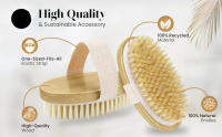 dry body brush, body brush dry brush 2 pack body brushing dry brush Body Scrubber body charismas
