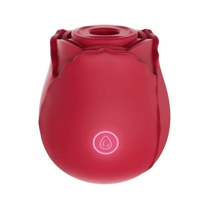 Vibrador de succión de Vagina con forma de rosa, succionador de pezón íntimo, estimulación del clítoris para lamer Oral, Juguetes sexuales potentes para mujeres - 1