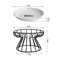 Cerámica Elevada para Mascotas Tazón Comedor para Gatos Suministros para Mascotas - details 1