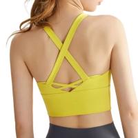 Sujetador deportivo con almohadilla fija, ropa interior profesional de alta resistencia a prueba de golpes, sujetador para correr, gimnasio, lencería push-up, sujetador de Fitness para Yoga - details 5