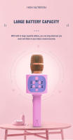 Micrófono de Karaoke Bluetooth inalámbrico de mano, altavoz para niños, máquina de canto para fiesta en casa, Juguetes Divertidos para niños, navidad - details 5