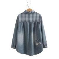 Chaqueta de Denim Holgada y Delgada para Mujer Ropa de Moda Plus Size para Primavera Otoño - details 2