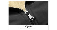 Chaquetas acolchadas cálidas para hombre, abrigos de negocios de lana gruesa con cuello levantado, ropa de otoño e invierno - details 9